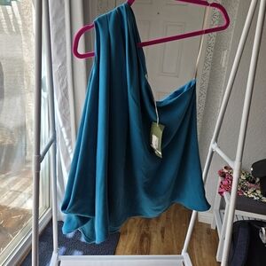 NWT Trina Turk Tahiti Top, Size Large in Teal